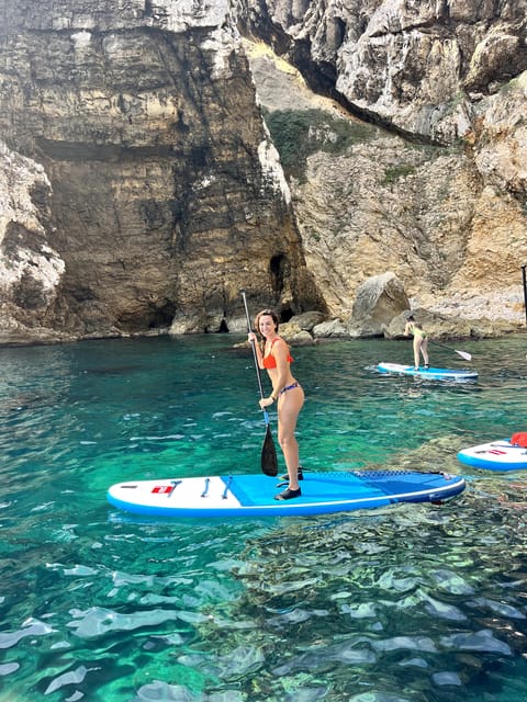 Cala Tango: Marine Reserve Cave & Snorkel Paddle Board Tour - Key points at a glance