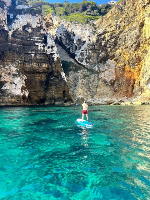 Cala Tango: Marine Reserve Cave & Snorkel Paddle Board Tour - From Platja del Pope to the open coast