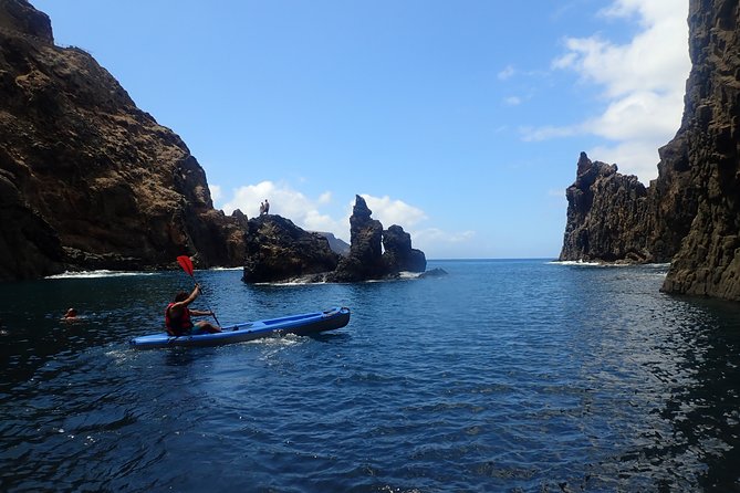 Calheta Kayak Tour - From Calheta Beach to the open Atlantic
