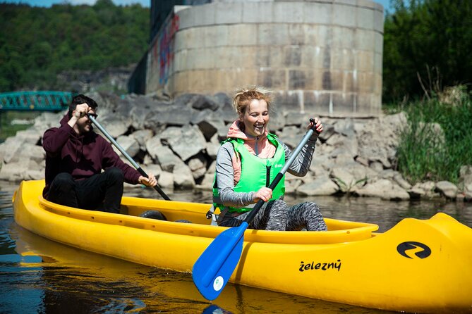 Canoeing on the Elbe river + Bike rental from Děčín to Bad Schandau - What happens at Kemp DěčínPolabí