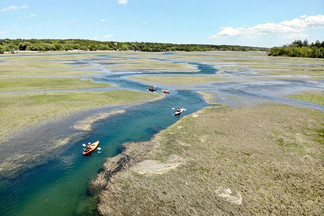 Cape Cod Kayak Rentals in the Great Marsh - Reaching the beach and ocean