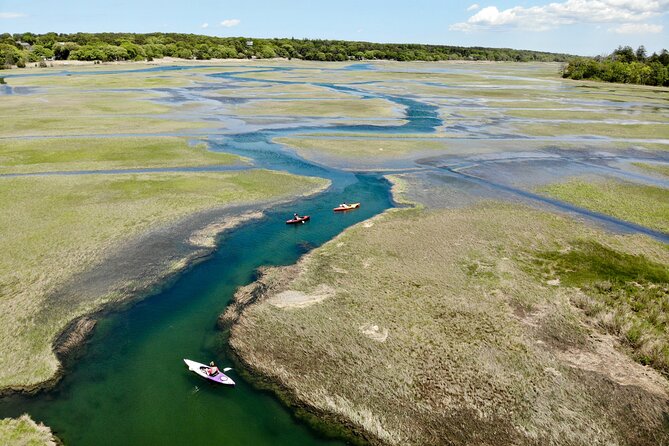 Cape Cod Kayak Rentals in the Great Marsh - Why the current affects your timing