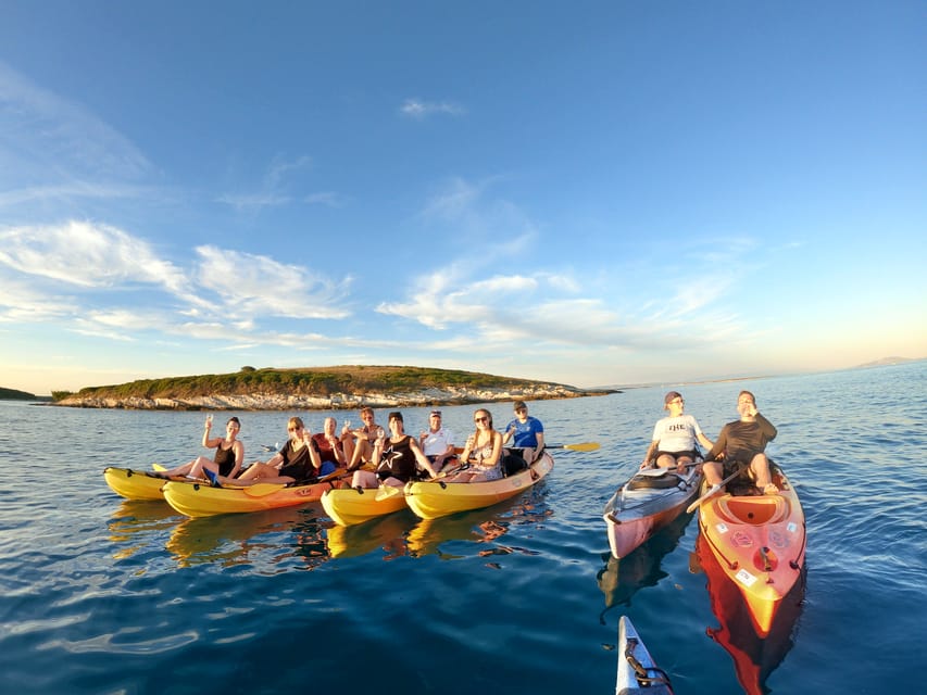 Cape Kamenjak: Sunset Kayak/SUP Wine Tour - Swimming and snorkeling in the Adriatic