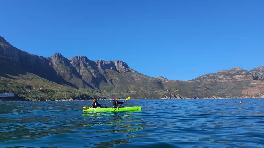 Cape Town: Guided Kayaking in Hout Bay - Hout Bay and Chapmans Peak from the water