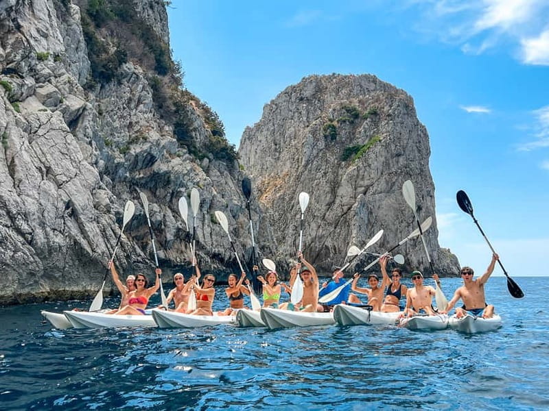 Capri: Caves and Beaches Kayaking Tour with GoPro Photos - Starting at Marina Piccola with a short but useful lesson