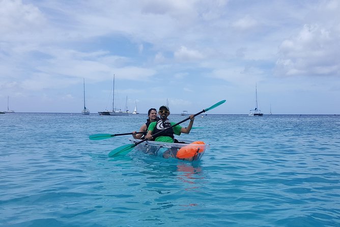 Carlisle Bay Clear Kayak Shipwreck Tour - Wind, waves, and water clarity