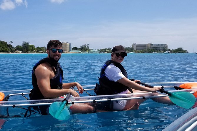 Carlisle Bay Clear Kayak Shipwreck Tour - Getting to Harbour Lights Barbados