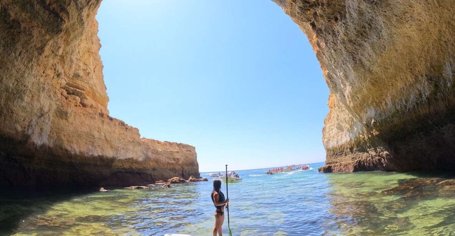Carvoeiro: Benagil Cave Kayak Tour with 4k Photos - What the $44 price includes