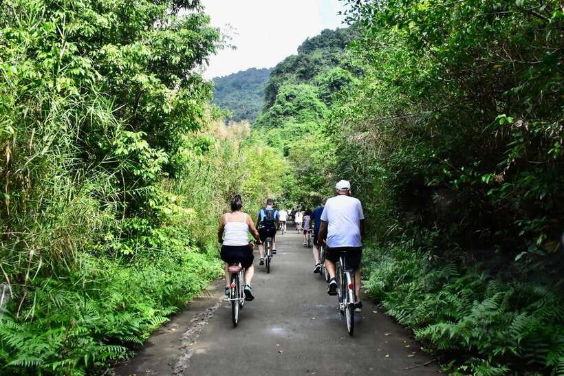 Cat Ba: Full- day trip with biking, kayaking, meal, tickets - Lunch on board, with local food and vegetarian choices