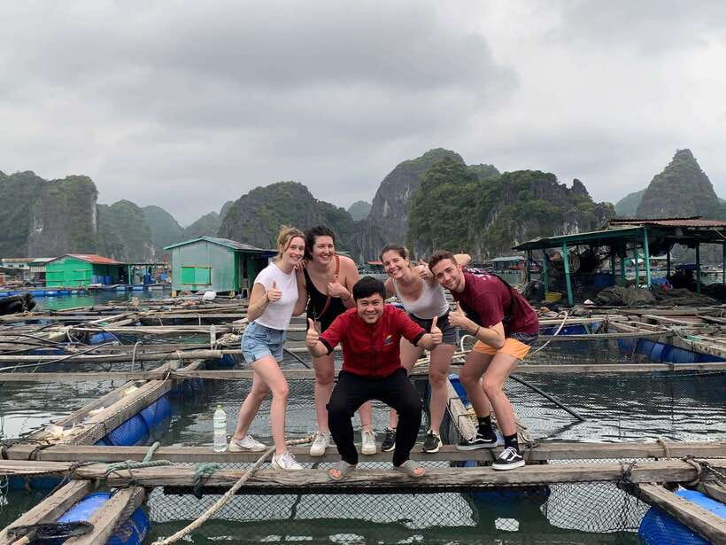 CAT BA: LAN HA & HALONG BAY – KAYAK, BIKE, LUNCH, SNORKEL - 8:00 AM pickup and the short ride to Beo Harbour