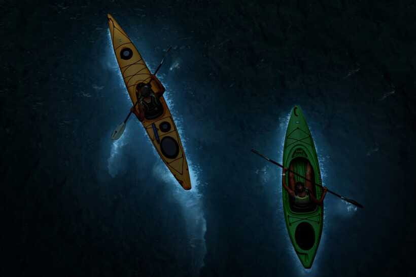 Cat Ba: Sunset and Night kayak with bioluminescent plankton - The night kayak and the glowing plankton