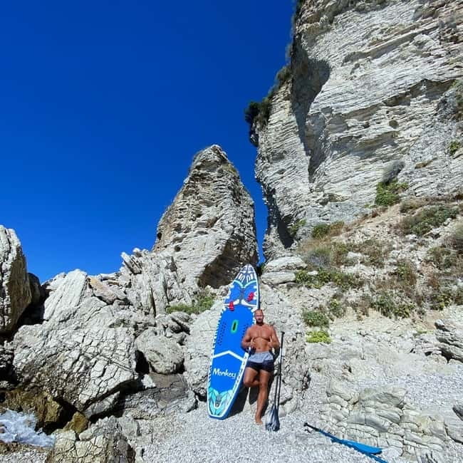 Caves of Porto Palermo: Kayak/SUP Tour with Castle Sea View - The return paddle and the real time commitment
