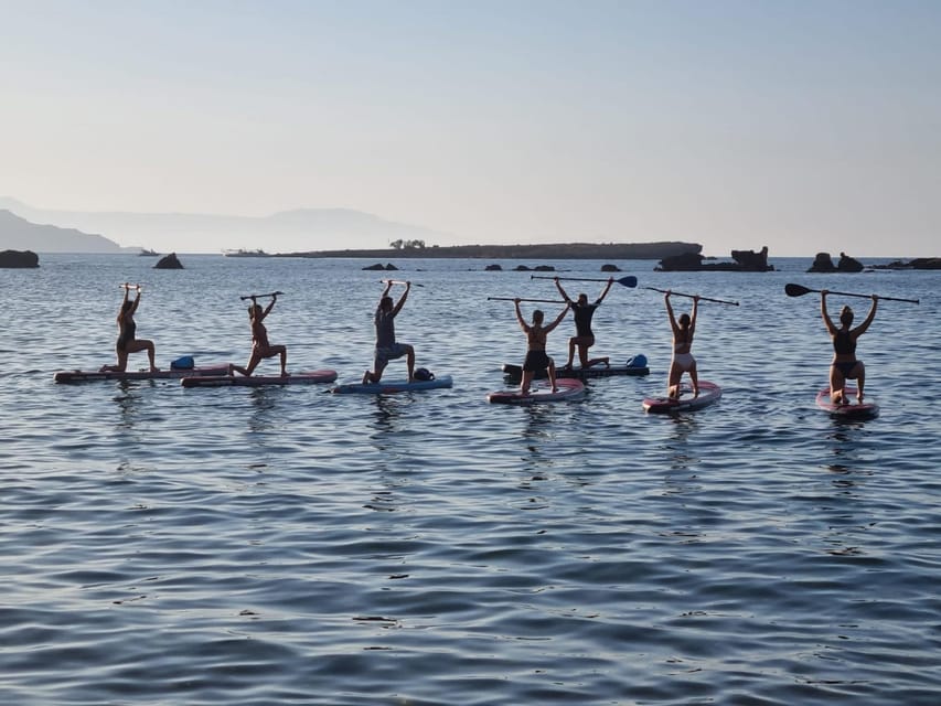 Chania: Morning or Sunset Stand-up Paddleboard Pilates - Dimitra’s teaching style and the group atmosphere