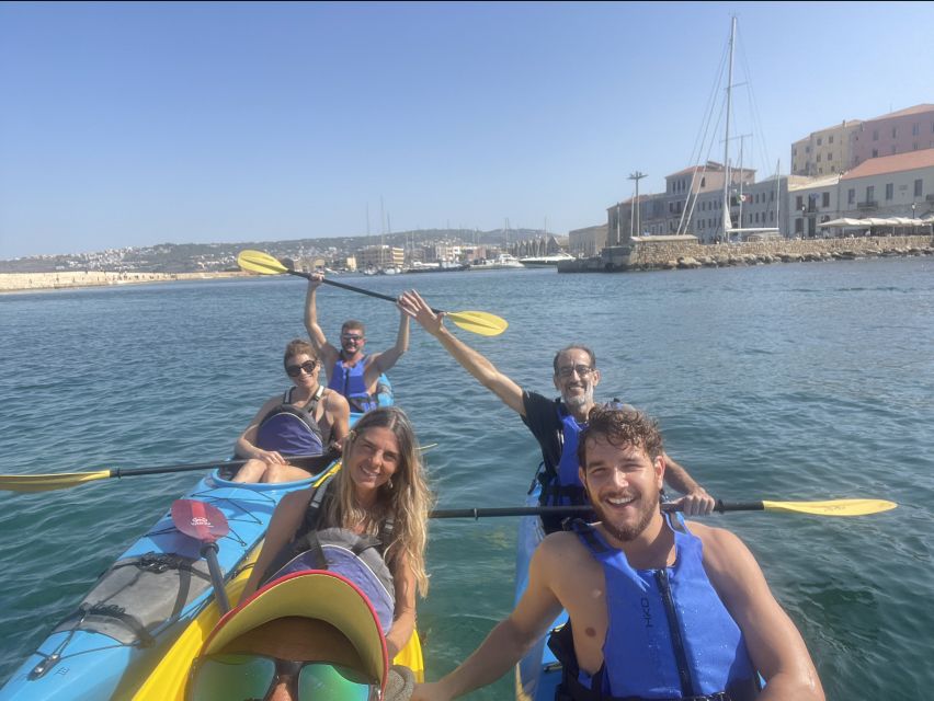 Chania: Morning Sea Kayak Tour Along the Coastline - Lazareto island and the 30-minute swim