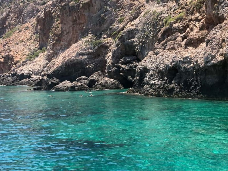 Chania: Private Cruise with Sup Food & Unlimited Drinks - The Seitan Limania warning