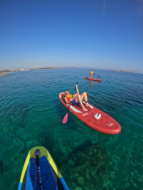 Chania: Stand-up Paddleboard Tour to Lazareta Island - Lazareta Island, quiet beaches, and a local story