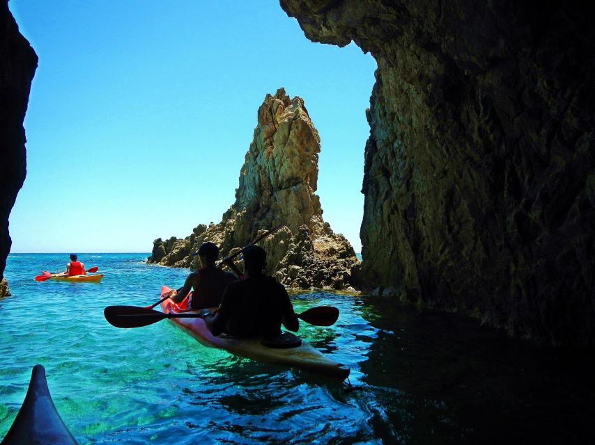Chia: Kayaking the Wild Side and Snorkeling in Secret Beach - Starting at Spiaggia di Pinus Village