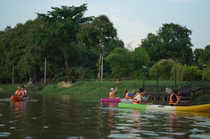 Chiang Mai:Explore kayaking through Mae Ping River on sunset - Paddling the Mae Ping through Chiang Mai