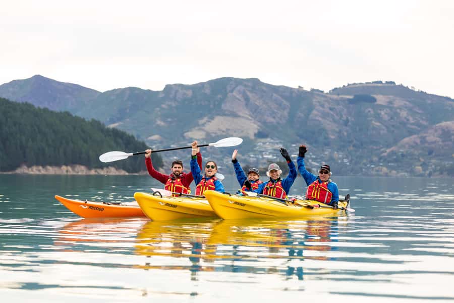 Christchurch: Sea Kayaking Tour of Lyttelton Harbour - From Cathedral Square to Lyttelton Harbour