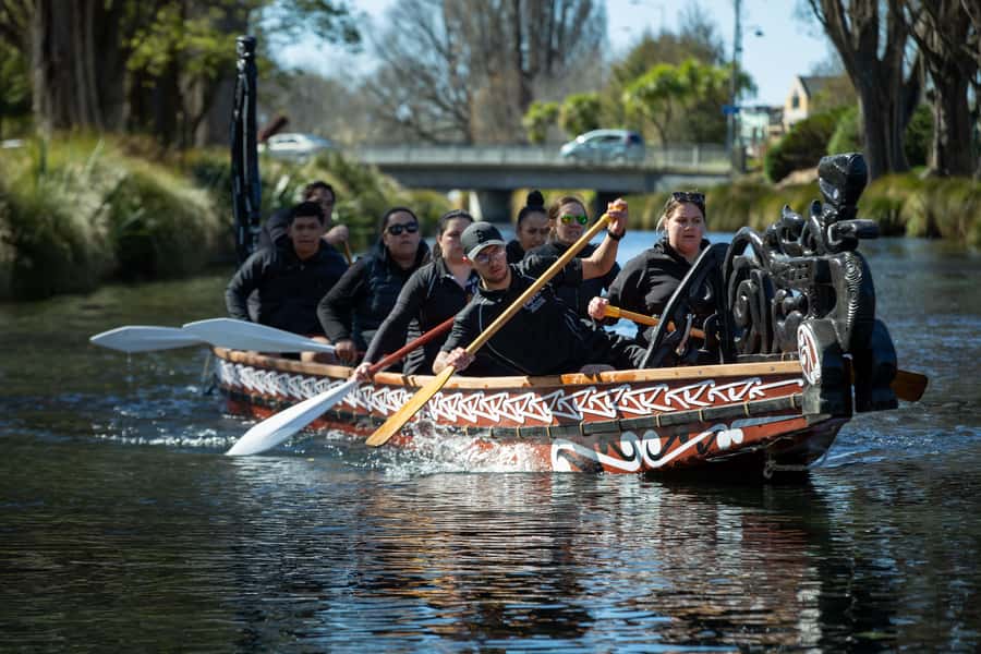 Christchurch: Waka Paddling Experience on the Avon River - The Mihi and the Meaning of a Waka