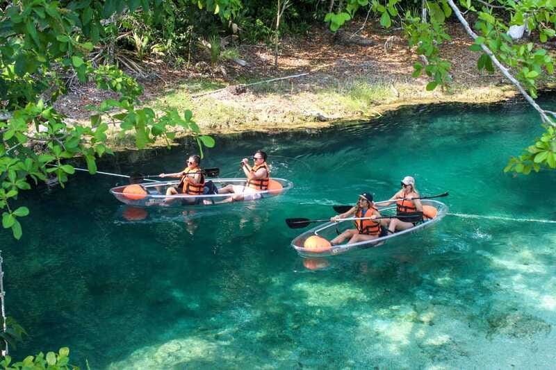 Clear Kayak at Bacalar Lagoon - Seventy-five minutes for swimming, photos, and lunch