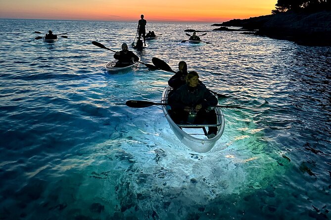 Clear Kayak Glow Night Tour - Paddling toward Fratarski Island
