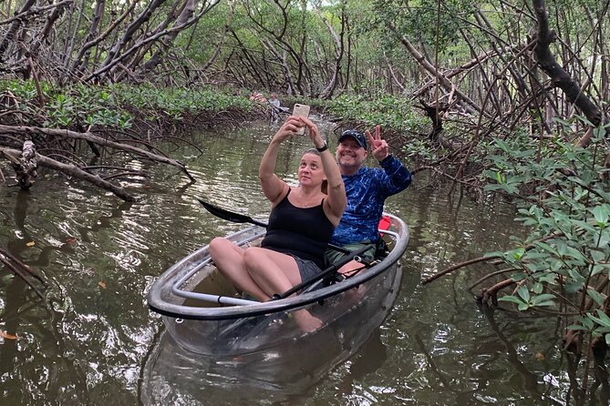 Clear Kayak Guided Eco Tour in North Naples - Paddling through the mangrove tunnels