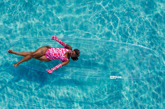 Clear Kayak Private Photoshoot In Montego Bay - The drone creates the signature images