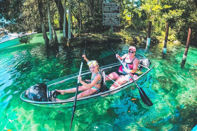 Clear Kayak Three Sisters Springs & Manatee Tour Of Crystal River - The clear kayak is fun, but know the seating