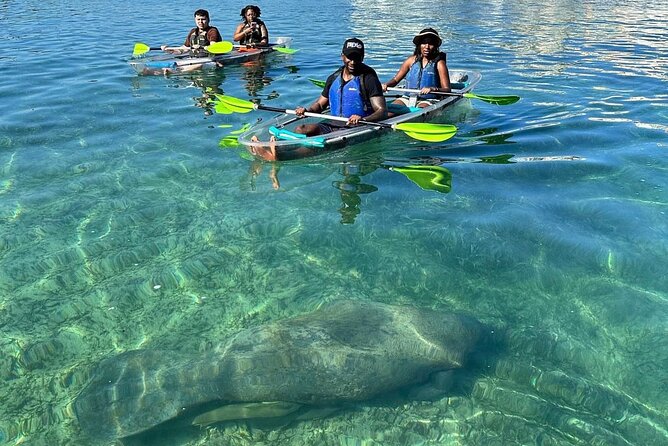 Clear Kayak Tour in Condado Lagoon - Learning the clear kayak before launch