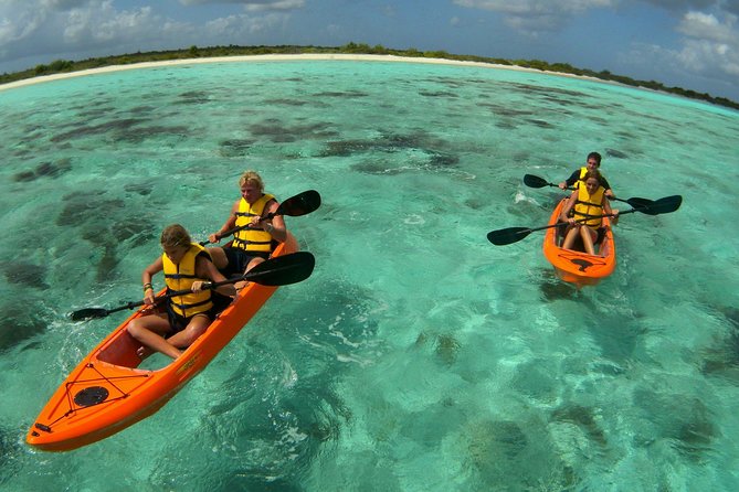 Clearbottom Mangrove Kayak & Snorkel tour - Paddling Out From Lac Cai Beach