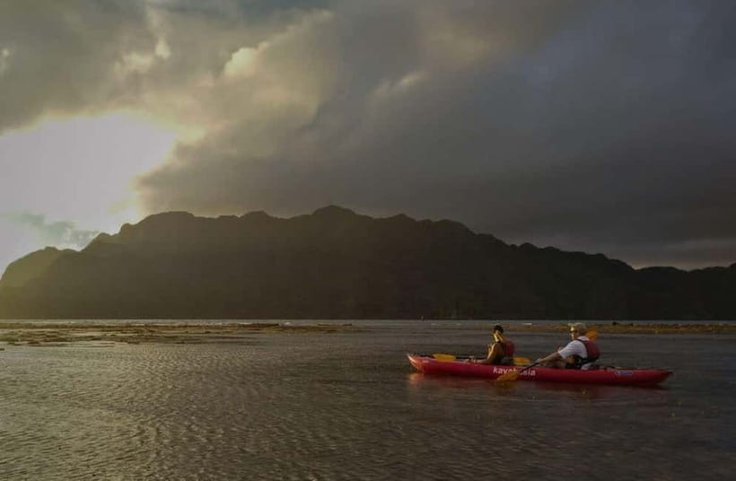 Coron: Coron Island Sunset Kayaking trail - From Coron Town to the launch point at 3:15 PM