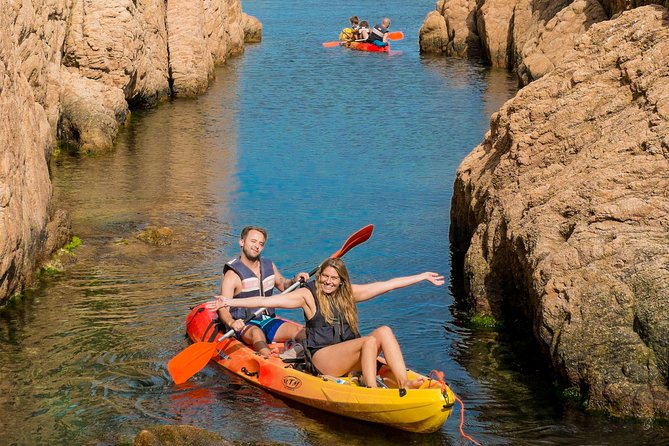 Costa Brava Kayak & Snorkel Tour + Picnic from Barcelona - Snorkeling stops and possible cliff jumping