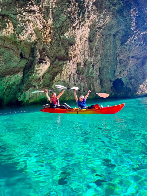 Cova dels Orguens: Cave Exploring Kayak & Snorkel Tour - Cala el Pom and the ride home