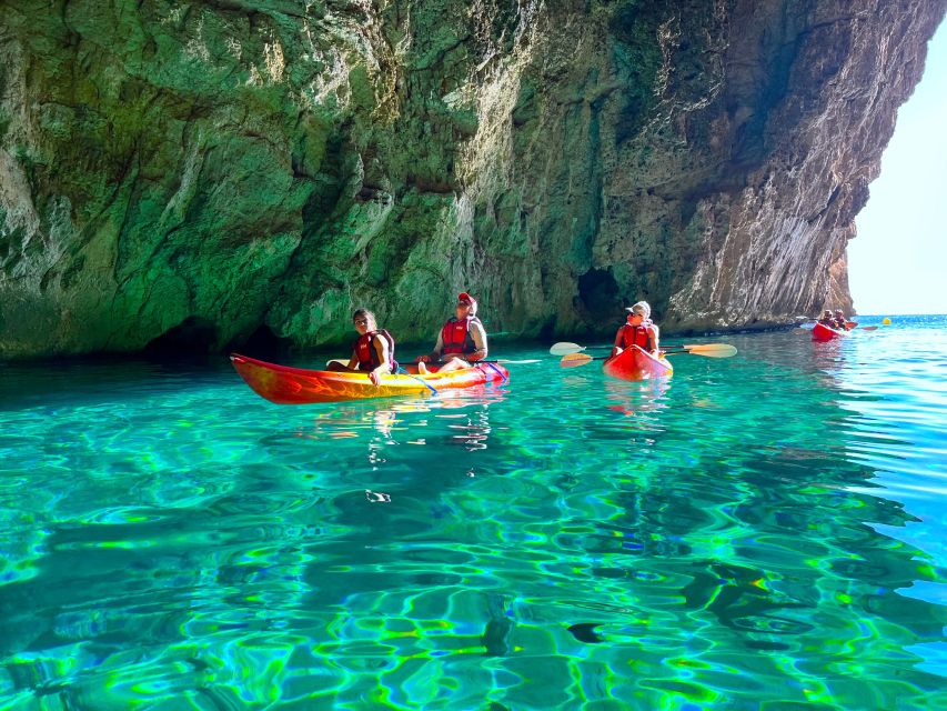 Cova dels Orguens: Cave Exploring Kayak & Snorkel Tour - Dragon’s Cave, the brief first cave stop
