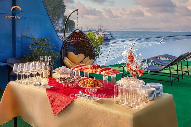 Cozy Bay Halong 5-Star Day Cruise, Buffet, Cave, Kayak, Swimming - The guides can make or break the schedule
