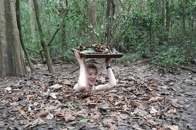 Crawl and Paddle Full day Cu Chi Tunnels and MeKong Delta - Inside the Cu Chi tunnel system