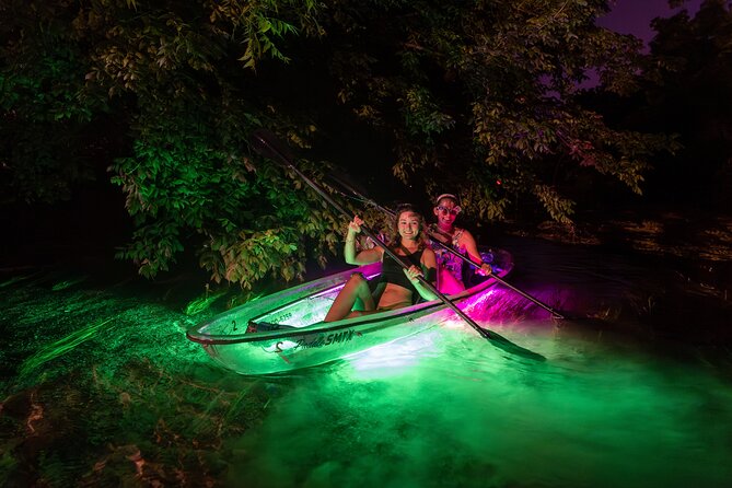 Crystal Kayak Glow Tour - The easy glide downriver