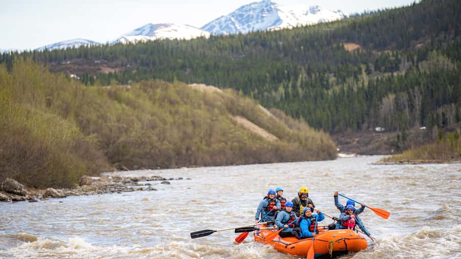 Denali, Alaska: Canyon Wave Raft Class III-IV Paddle/Oar - Why the Nenana River makes this trip special
