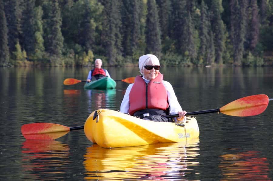 Denali State Park: Guided Byers Lake Kayaking Tour - Quiet water at Byers Lake, Mile 146.5