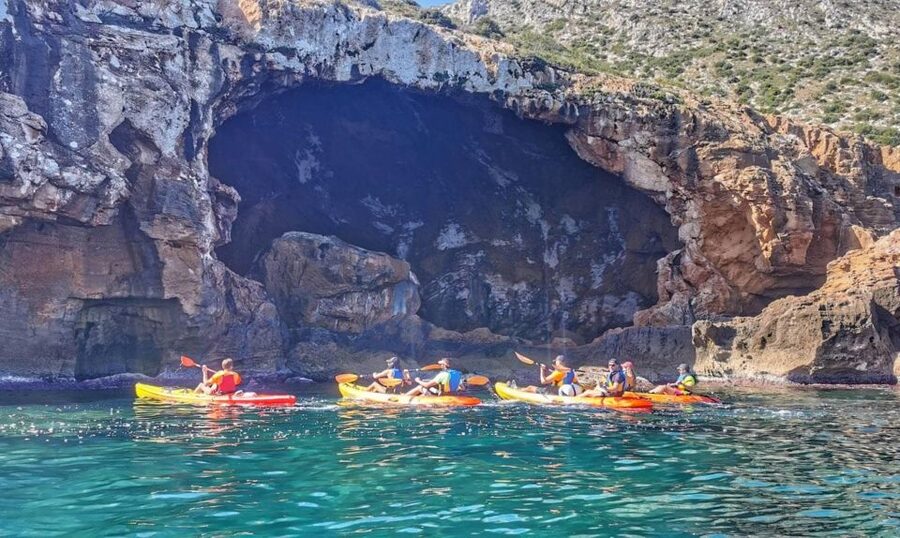 Dénia: Cova Tallada kayak trip - Torre del Gerro and the view from the water