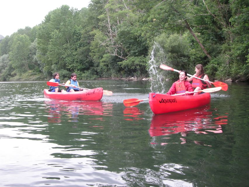 Descent of the Sella river in a canoe - What the river section feels like