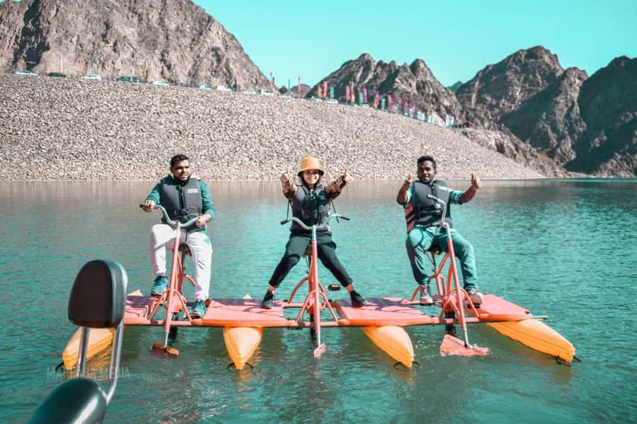 Discover Hatta Hidden Gem Private Tour with Kayaking & Honey - Hatta Dam turns the day toward the water