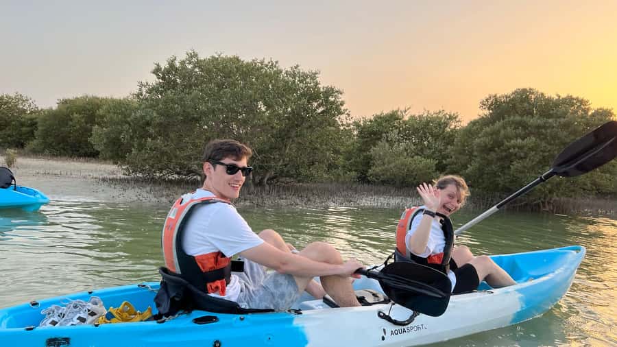 Discover Purple Island | Guided Mangrove Kayaking Experience - Arriving at AquaSports Qatar camp