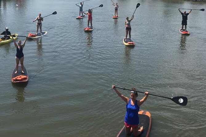 Dolphin, Manatee and SeaTurtle SUP Adventure Tour of St Augustine - Passing the St Augustine Lighthouse