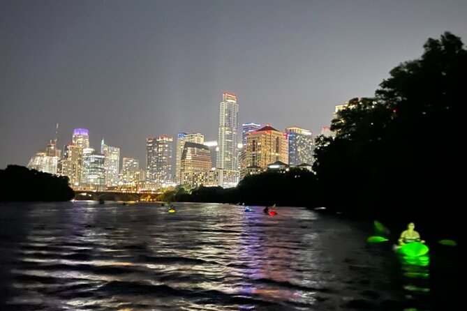 Downtown Austin Sunset Kayak Tour with 1.5 Million Bats - The paddle home after dark