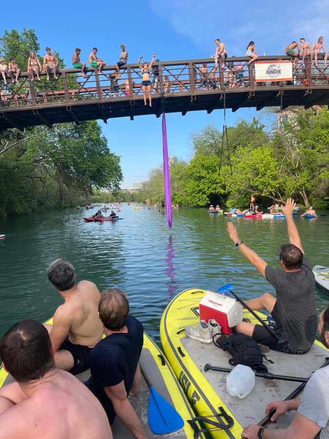 Downtown Sunset Tandem Kayak with 1.5M Bats - Sunset on the water