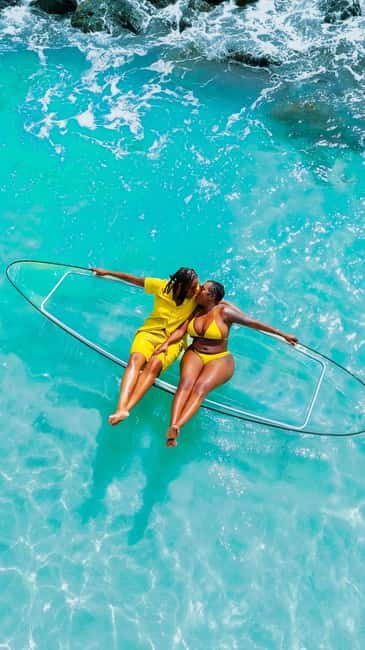 Drone Clear Kayak Barbados Photoshoot - Key points to know before booking