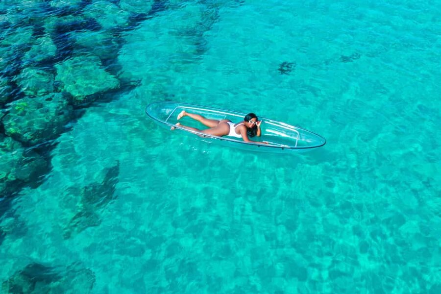 Drone Clear Kayak Barbados Photoshoot - What this Barbados photoshoot actually is