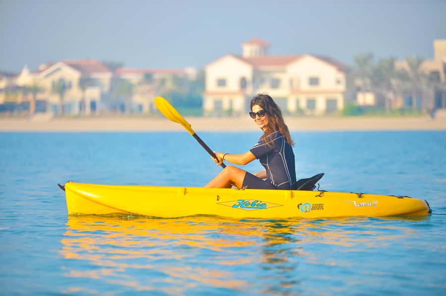 Dubai: 1-hour Kayaking or Stand Up Paddle at Dukes The Palm - Starting from Dukes The Palm